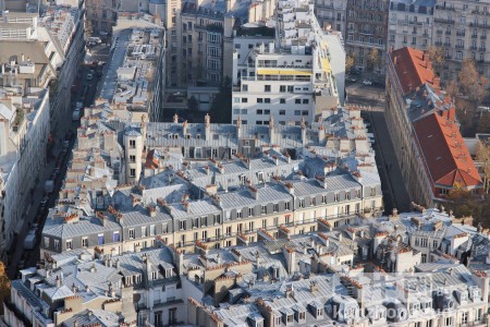 巴黎地区某处房产的鸟瞰图（摄影：晨光/看中国）