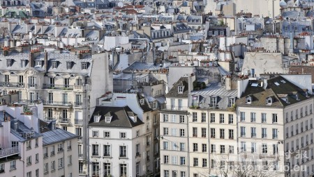 巴黎的居民楼（摄影：晨光/看中国）