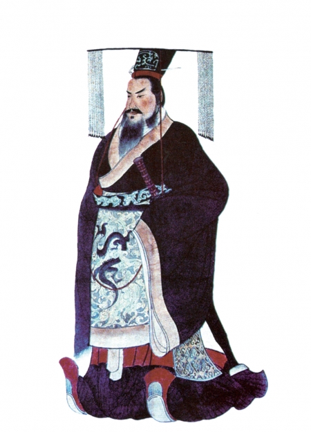 秦始皇画像。（图/维基百科）