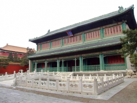 北京故宫文渊阁。明朝文渊阁为内阁主要办公场所之一。 北京故宫文渊阁。明朝文渊阁为内阁主要办公场所之一。