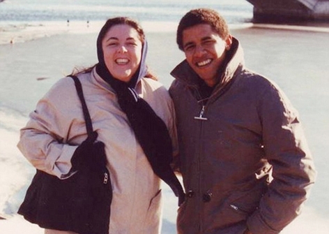 奥巴马与母亲唐娜姆（网络图片）