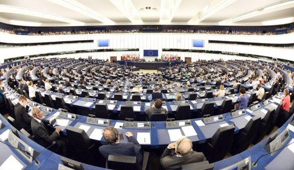 2016年7月，欧洲议会每月会议现场（AFP/Getty Images)