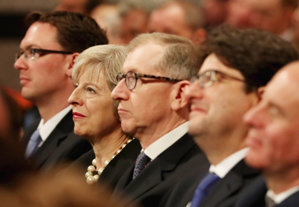 英2016年保守党会议上的英国首相及政要（Getty Images）
