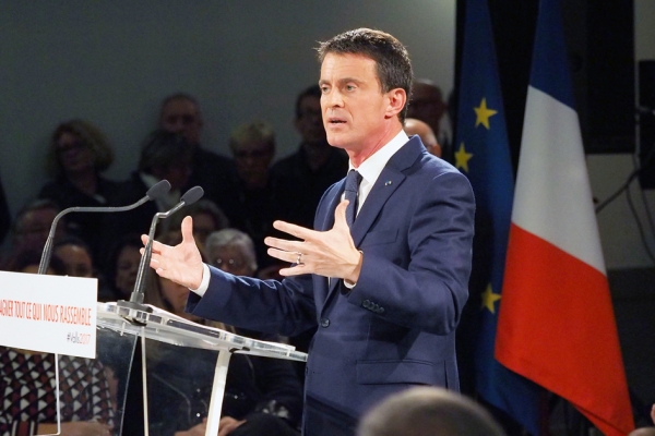 法国前总理瓦尔斯（Manuel Valls）（AFP/Getty Images）