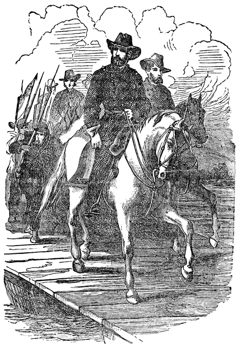 描绘美国南北战争时期格兰特将军的插画(123RF)