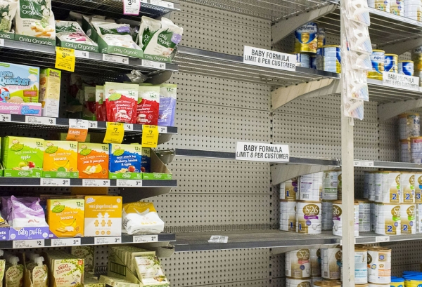 澳大利亚的很多超市不得不对婴儿配方奶粉实行限购。（Getty Images)