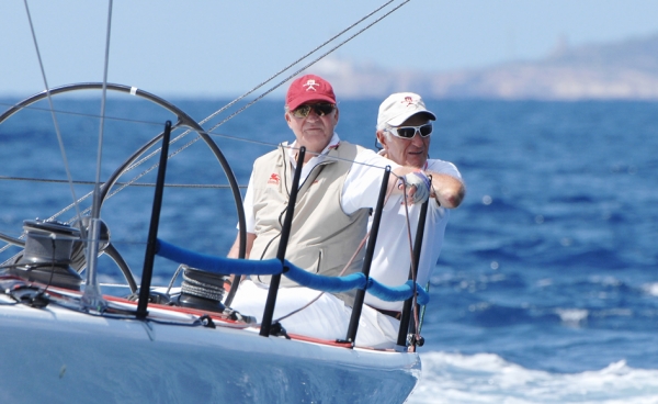 年近80岁的前西班牙国王胡安•卡洛斯从年轻时起一直热爱帆船运动。 (Getty Images)