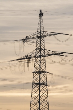 德国输电的高压塔（AFP/Getty Images）