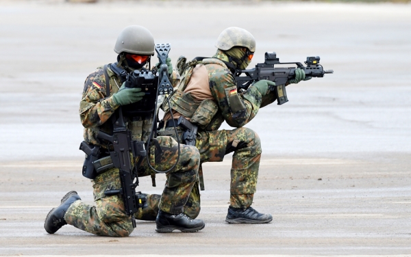 训练中的德国士兵（AFP/Getty Images）