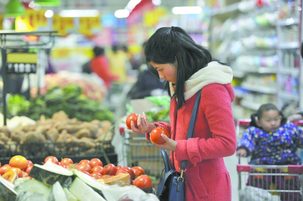 中国大陆一处超市(AFP/Getty Images) 中国大陆一处超市(AFP/Getty Images)