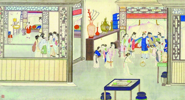 清朝孙温的《红楼梦》绘本(部分) 清朝孙温的《红楼梦》绘本(部分)