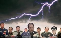 九名上将被清洗  (看中国合成图)