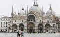 暴风雨肆虐意大利，威尼斯老城70%遭到洪水淹没。（AFP/Getty Images）