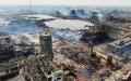 从大爆炸发生后的空拍画面可见，盐城涉事厂区已被完全摧毁，核心区出现巨坑，现场仍有浓烟。（AFP/Getty Images)
