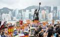 香港“反送中”行动持续延烧。（HECTOR RETAMAL/AFP/Getty Images）