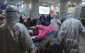 1月25日，武汉红十字医院人满为患。（图片来源:Getty Images）