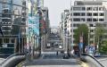2020年4月15日拍摄的比利时布鲁塞尔的一条街道（AFP/Getty Images)
