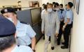 《壹传媒》创办人黎智英8月10日被捕后遭押返壹传媒大楼，从容回应“不担心”。（图片来源：Handout/Getty Images）
