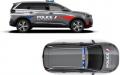 法国内政部长达尔马宁在推特账户上，分享了法国国家警察的全新标致5008 SUV的视觉效果图。