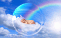 港星4岁女儿“胎前记忆”：在云上选妈妈。（示意图/图片来源：Pixabay）
