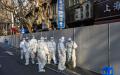 因为防疫政策，上海一街头分外冷清（图片来源：HECTOR RETAMAL/AFP via Getty Images ）