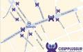 大图：6月3日，巴黎华人区美丽城所在的四个区——10、11、19和20区的警察局分别派出各警局MPCE部门的警员，与美丽城BTC巡逻队，及美丽城联合商会一起走访了街区80余家商铺，挨家挨户介绍了巴黎警方为商家提供的Cespplussur安全服务系统。图中的蓝色路线为当日警方走访的覆盖范围。（ 图/看中国） 小图：Cespplussur服务标志。该服务是巴黎警方为巴黎及近郊的商户、公司、自由职业者等推出的免费安全服务。注册该服务后，商家即可随时通过手机短信了解商铺所在地的治安情况，如最新作案手法、周边偷盗事件、游行、假钞，以及欺诈电话等安全信息。