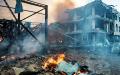 俄罗斯连日对乌克兰各大城发动新一波轰炸。（Serhii Mykhalchuk/Global Images Ukraine via Getty Images）
