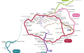 大巴黎快线规划地图（Hektor/Wikipedia/CC BY-SA 3.0）
