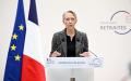 2023年1月10日，法国总理博尔内（Élisabeth Borne）在巴黎出席新闻发布会，介绍政府的退休改革计划。（Bertrand GUAY/POOL/AFP via Getty Images）