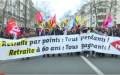 巴黎街頭示威游行。（图片来源：视频截图）