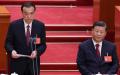 李克强（左）5日发表他结束中国总理任期的最后一次政府工作报告，图为他与习近平出席去年20大会议。