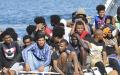 突尼斯已成为非法移民前往欧洲最重要的过境国之一。图为抵达意大利的非洲非法移民示意图。（ALBERTO PIZZOLI/AFP/Getty Images）