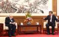 2023年7月20日，习近平在北京与基辛格会谈（图片来源：CNS/AFP via Getty Images）