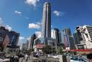 广东深圳地标性建筑“赛格大厦”连续3天发生摇晃，官方至今没有合理说明。示意图。（图片来源：STR/AFP via Getty Images）