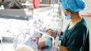 浙江连云港市一家医院护士照顾新生儿。（图片来源：Getty Images）