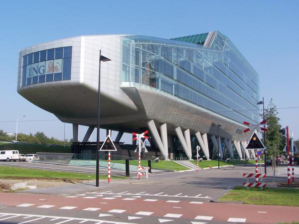 在阿姆斯特丹的荷兰ING集团办公室（维基百科）