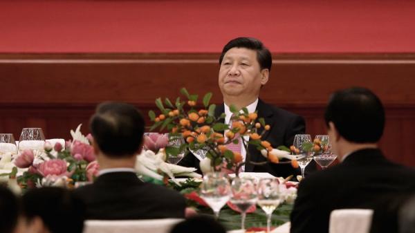 郑旭光说，四中全会之后，习是想让丁薛祥出来表达了对四中全会的不满，这是领袖对党的不满。（图片来源:Feng Li/Getty Images）