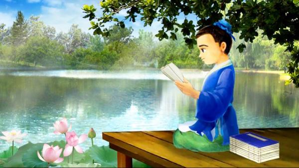 唐代的刘晏，天资十分聪颖，六岁时就能背诵《诗经》和《论语》。