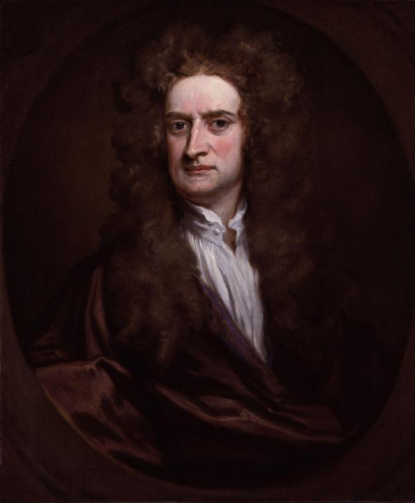著名科学家牛顿。（图片来源：Wikipedia）