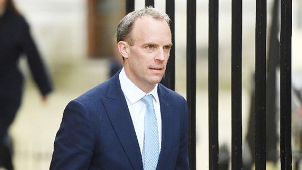 英国外交大臣拉布（Dominic Raab）（Getty Images）