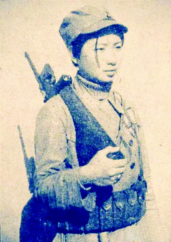 抗日战争时期的其中一位蒙古女王公——西旗的奇俊峰。（公有领域）