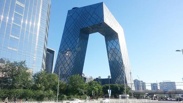 北京中央电视台的“大裤衩”大楼（维基百科/Verdgris/CC BY-SA 3.0）