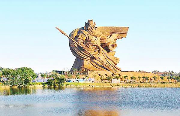 湖北省荆州市巨型关公雕像