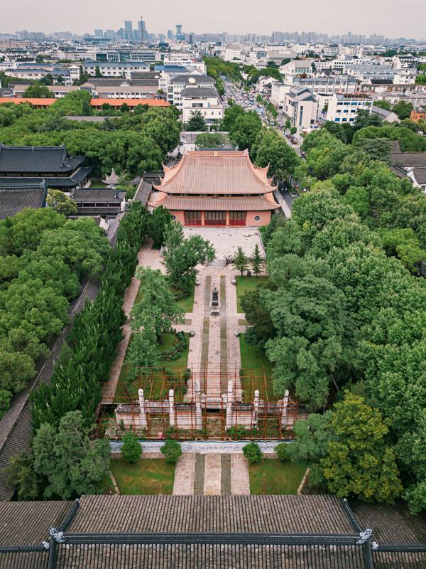 范仲淹于景祐二年（1035年）创建的苏州文庙府学，1986年12月被改建为苏州碑刻博物馆。（Legolas1024/Wikipedia/CC BY-SA 4.0）