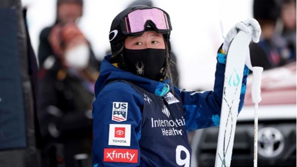 美国队女滑雪队员凯・欧文斯是一名中国安徽的弃婴。（Ezra Shaw/Getty Images）