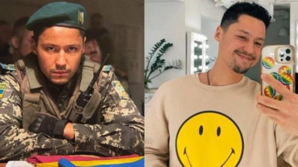 右图：33岁的乌克兰知名演员帕夏•李生前在社交媒体上分享的照片。  左图：帕夏•李生前穿军装的照片。（Instagram／pashaleeofficial）