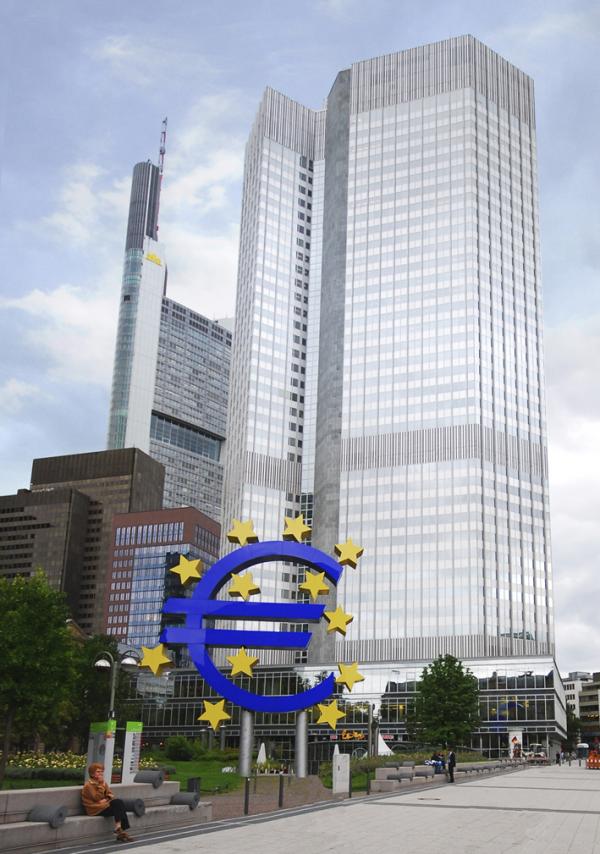 位于德国法兰克福的欧洲中央银行（Eric Chan/Wikipedia/CC BY 2.0）