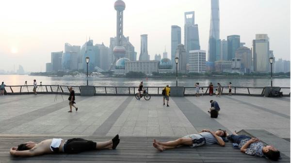 上海10日最高气温为40度，是上海有气象记录以来最早的一个40度高温日。（图片来源：Kevin Frayer/Getty Images）