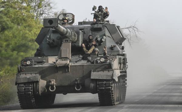 乌军继续推进，收复南部重镇赫尔松市。（JUAN BARRETO/AFP via Getty Images）