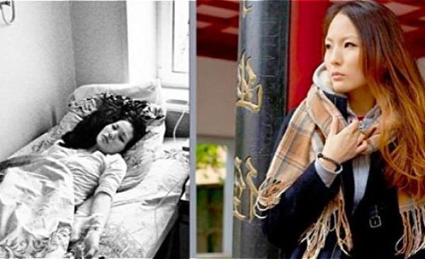 13年中癌症复发5次的俄国少女热尼娅，因为炼了法轮功奇迹康复。（图片来源：翻拍）